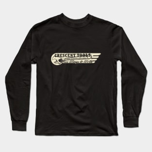 Vintage Crescent Tools by Buck Tee Long Sleeve T-Shirt